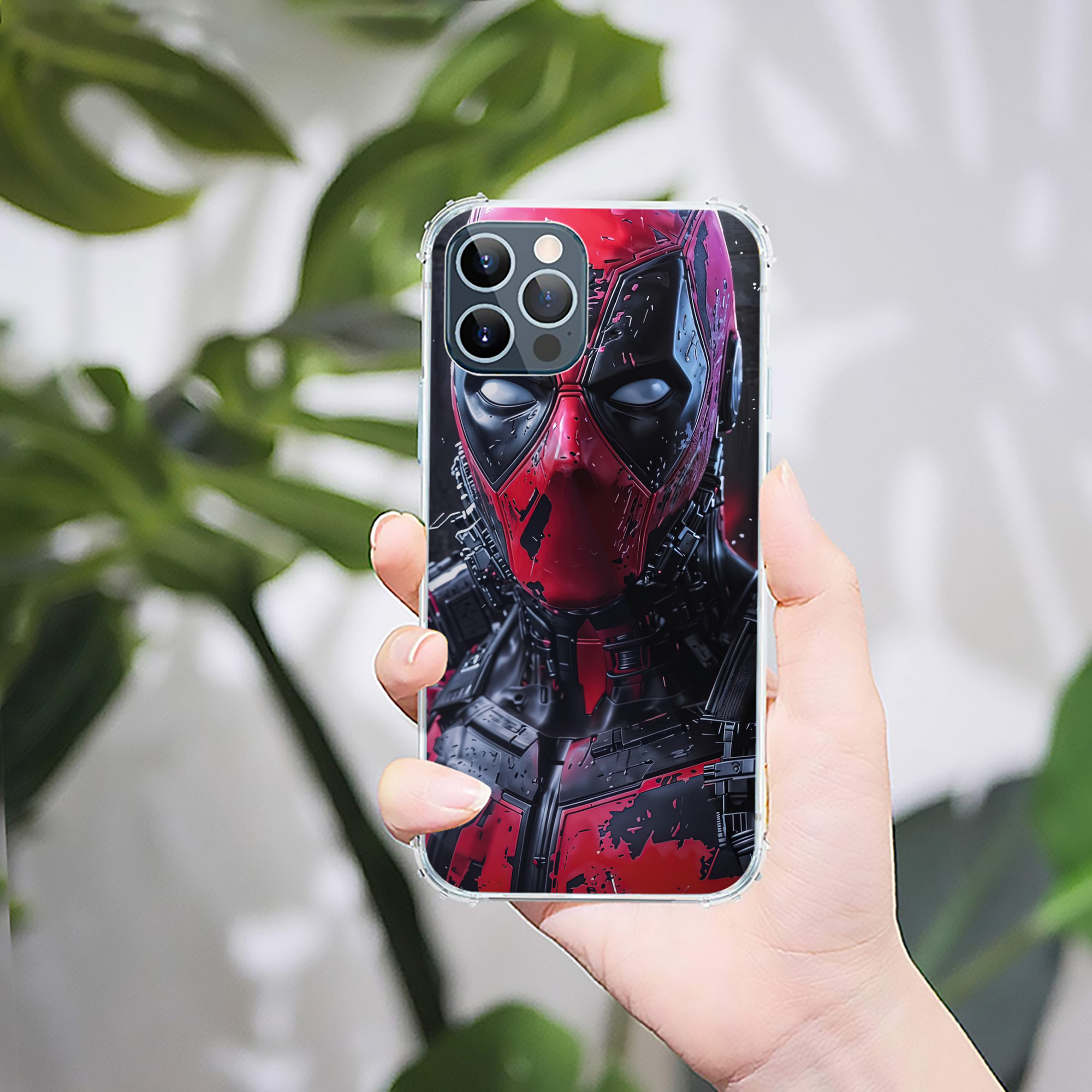 （画像用） Deadpool デッドプール 【iPhone 12シリーズ対応】透明スマホケース（クリアソフトケース）